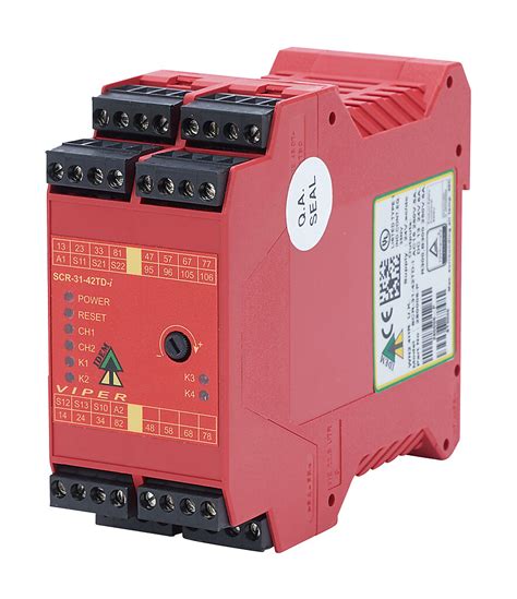 Safety Relay Emergency Stop And Safety Gates Vac Vdc Pn