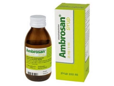Амбробене Сироп: інструкція по застосуванню для дітей