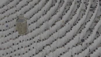 Photography from the inside of the Grand Mosque in Mecca in the Kingdom of Saudi Arabia, worship ...