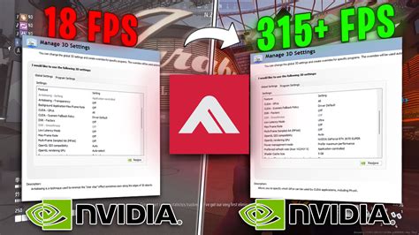 Best Nvidia Control Panel Settings For The Finals For Max Fps