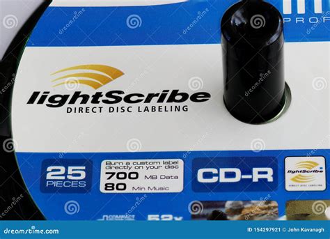 Lightscribe Discs for Laser-etched CD Discs Editorial Photo - Image of ...