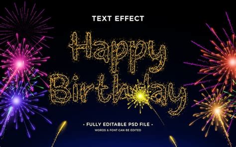how to add fireworks to text