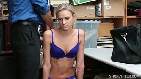 Arrested Babe Bree Olson Is Fucked By Horny Cop Right On A Car Hood