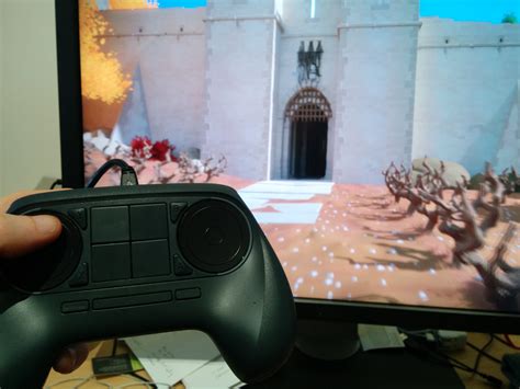 Hey look, Steam controller support: – The Witness