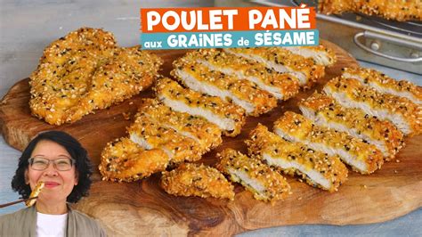 Poulet pané aux graines de sésame Croustillant et facile à faire