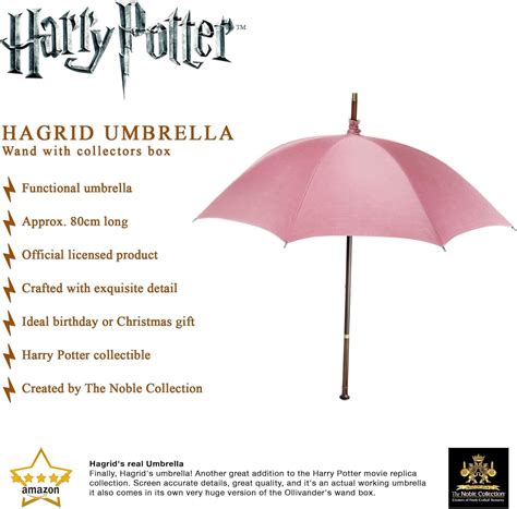 The Noble Collection Harry Potter Rubeus Hagrid Umbrella Wand in