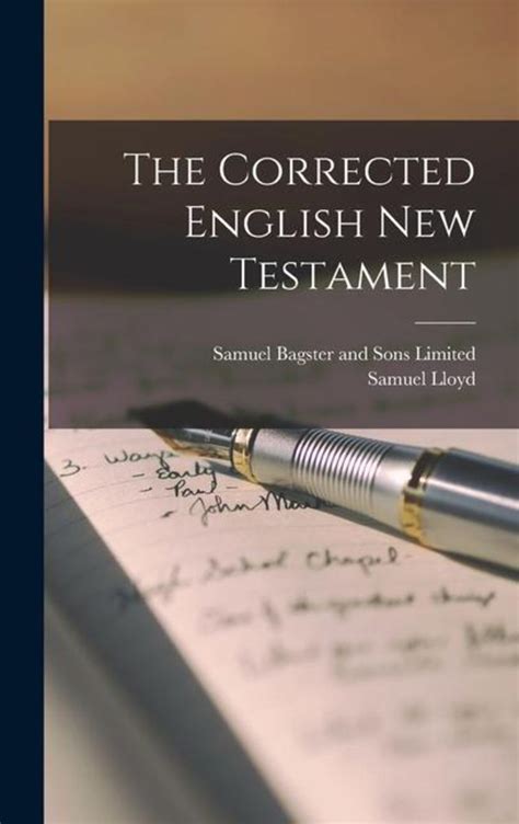 The Corrected English New Testament Gebundene Ausgabe Samuel Lloyd