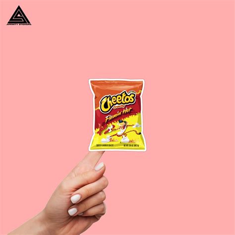 Hot Cheetos Sticker Vinyl Sticker Water Bottle Sticker Tumbler