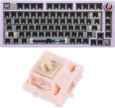 Amazon Epomaker X Leobog Hi Aluminum Alloy Wired Gaming Keyboard Barebones Kit Nude
