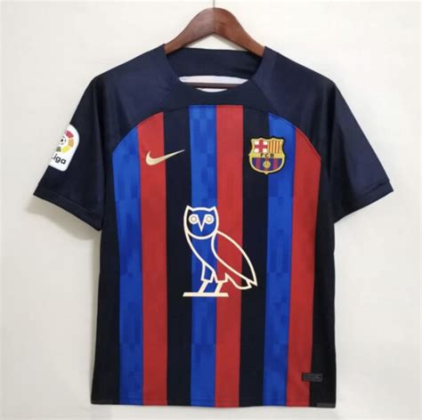 Barcelona X Drake Home Jersey Stadium Version Grade A