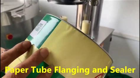 Semi Automatic Can Seaming Machine Big Paper Can Seamingpaper Tube