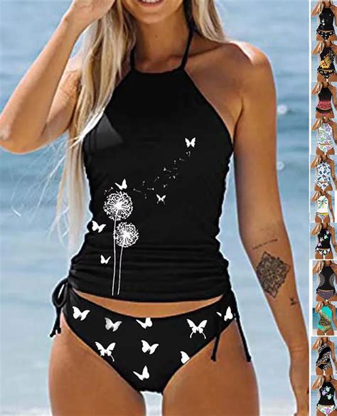 Summer New Fashion Women S Sexy Beach Suit Bow Tie Swimwear Set Bikini S Xl