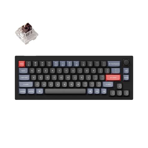 Tastatura Mecanica Gaming Keychron V Qmk Carbon Black Rgb Led Hot Swappable Keychron K Pro