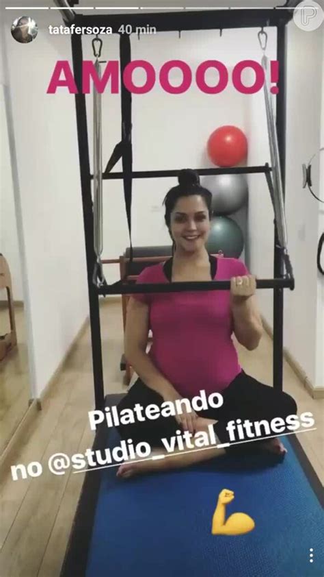 V Deo Gr Vida De Meses Thais Fersoza Exibiu Flexibilidade Durante