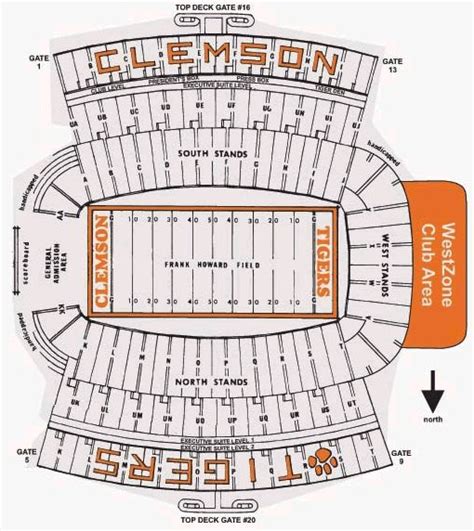 Death Valley Clemson Seating Chart