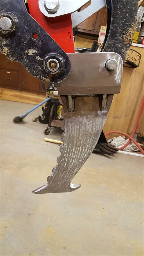 Homemade Root Ripper For Backhoe Tractorbynet Welding Projects