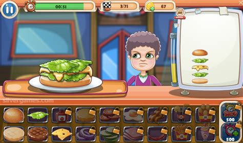 Burger Restaurant Play Online On Silvergames 🕹️