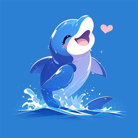 Premium Vector Porpoise Jumping Out Of The Water
