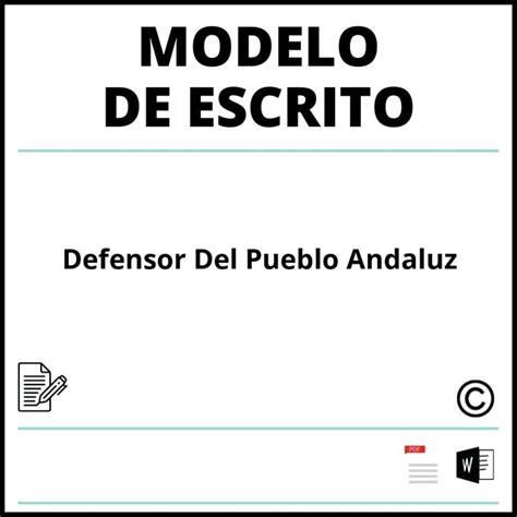 Modelo Escrito Al Defensor Del Pueblo