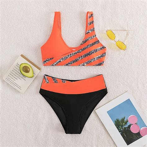 Blank Two Piece Thong Bikini Plus Size Swim Wear Bikini Swimwear Women Buy Thong Bikini Plus