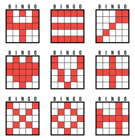 Bingo Pattern Examples Free Pdf Printables