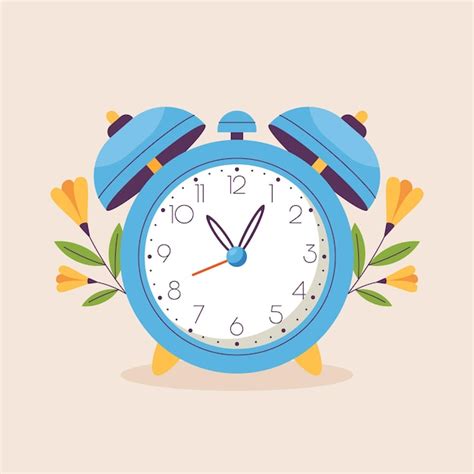 Premium Vector Alarm Clock Concept Vector Illustration