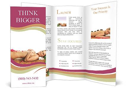 Nude Woman Brochure Template Design ID 0000023153 SmileTemplates