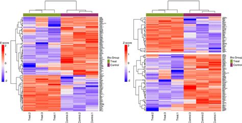 clustering heatmap   significant proteins pearsons distance