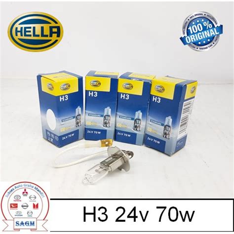 Jual Bola Lampu Bohlam Halogen H V W Hella Shopee Indonesia