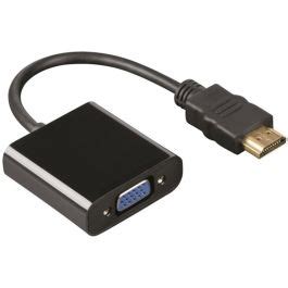 Adaptateur SBOX HDMI M Vers VGA F Noir AD HDMI VGA