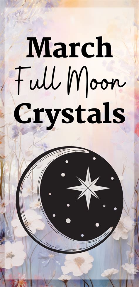 March Full Moon Crystals (Lunar Magic) - Eclectic Witchcraft