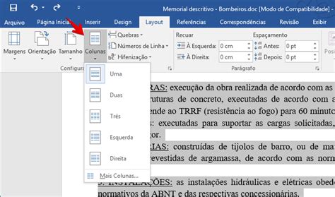 Como Fazer Que O Texto Fique Em Duas Ou Mais Colunas No Word