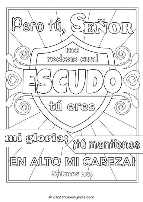 A Coloring Page With The Words In Spanish And English