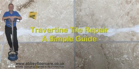 Travertine Repair Kit For Repairing Holes In Travertine - Abbey Floor Care