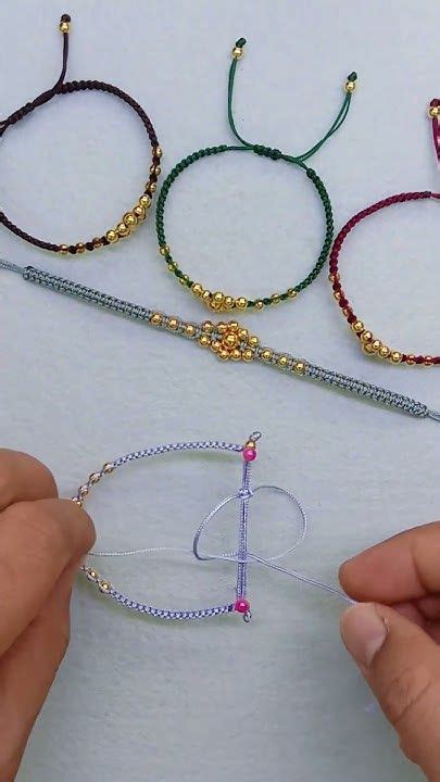 easy sliding square knot tutorial slidingknot bracelet shorts