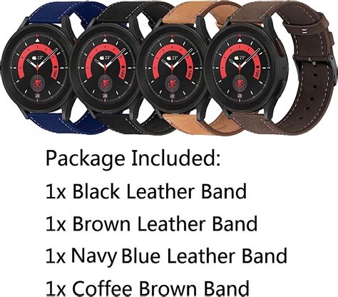 Amazon Pack C M Leather Band For Galaxy Watch Pro Mm