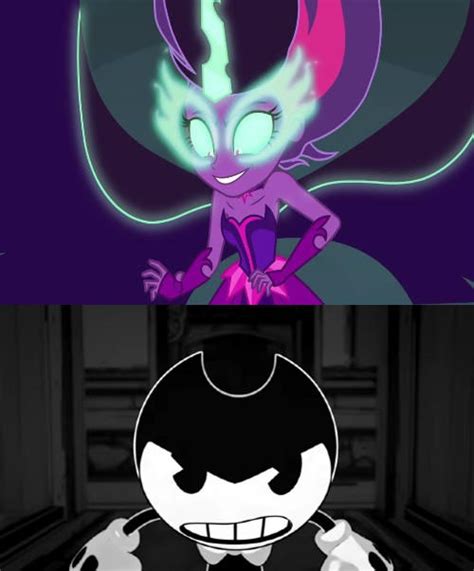 Bendy Vs Midnight Sparkle By Meatink360 On Deviantart