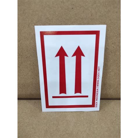 Jual Sticker Handling Label Of Dangerous Goods Shopee Indonesia