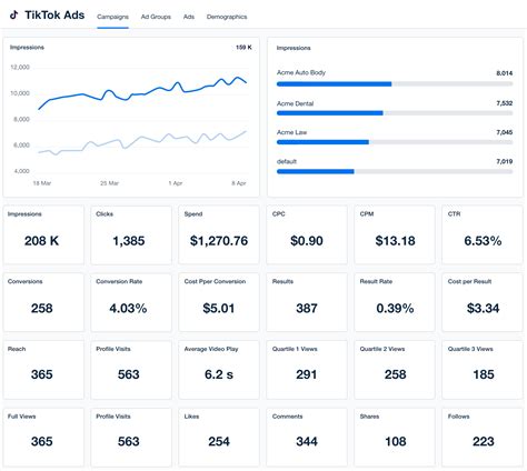 Customizable TikTok Ads Dashboard - Try It Free - AgencyAnalytics