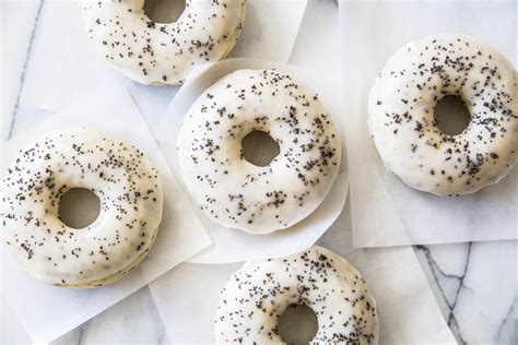 Pastry Affair Baked Lemon Poppy Seed Doughnuts