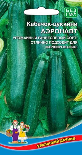 Кабачок цуккини АЭРОНАВТ. Уральский Дачник