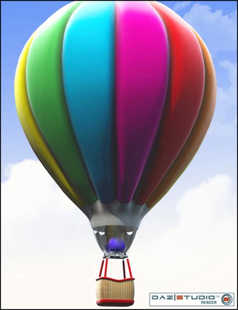 Hot Air Balloon Daz 3D