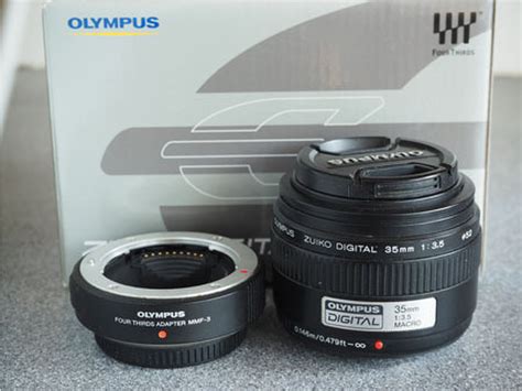 Olympus four thirds macro lens with micro four thirds adapter ...