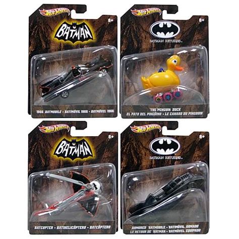 Hot Wheels Scale Batman Vehicles Case