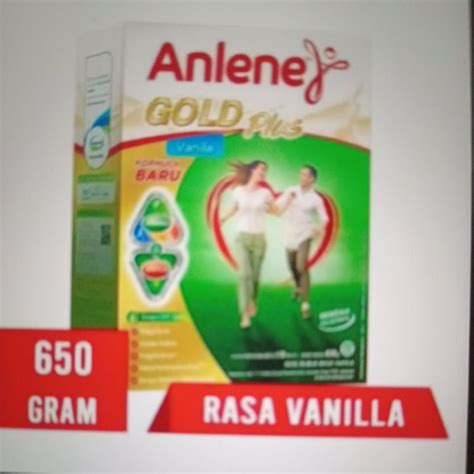 Jual Anlene Gold X Anlene Gold Plus Gr Gr Rasa Vanila