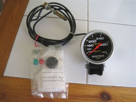 buy auto meter pro comp liquid filled water temp  chrome cup
