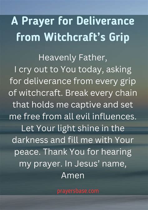 25 Powerful Prayers Against Witchcraft to Break Spiritual Attacks