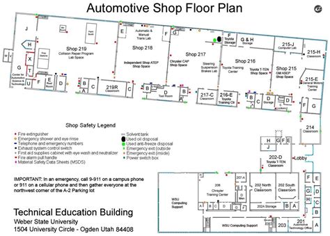 Vehicle Maintenance Workshop Layout