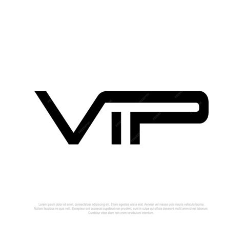 Premium Vector | Vip logo