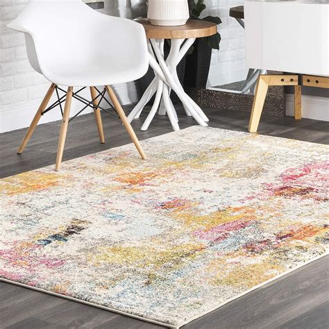 Nuloom C Zanne Tapis Abstrait Color X M Multicolore Amazon